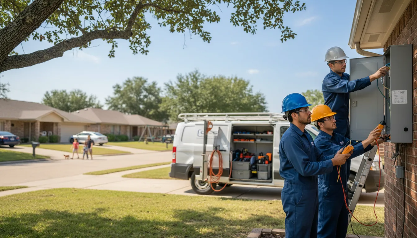 Certified electrician providing emergency electrical services in Joiner, AR